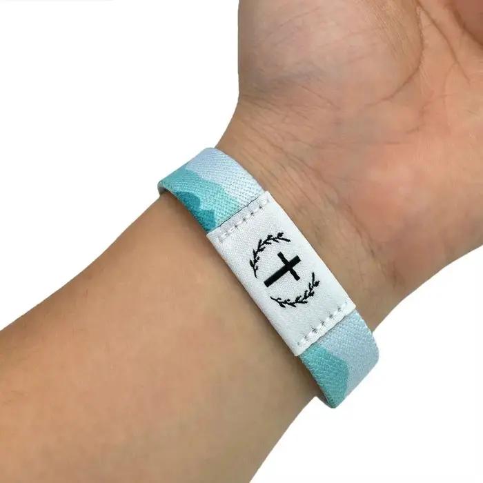 Bracelet Bible en coton avec motif animal de compagnie pour homme et femme, élégant bracelet religieux NFC pour occasions spéciales