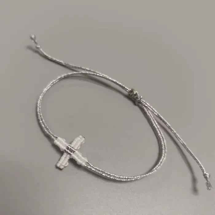 Bracelet croisé en macramé tissé à la main bijou réglable style bohème pour femmes et filles occasions spéciales