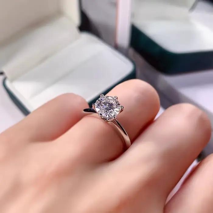 Bague de mariage 1.5 carat pour femme