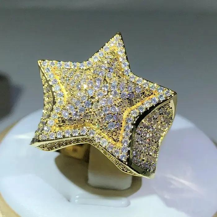 Bague de Cocktail Classique en Argent 925 avec Zircon Blanc pour Soirées et Occasions Spéciales