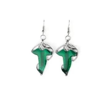 Boucles d'oreilles feuilles de magicien à la mode