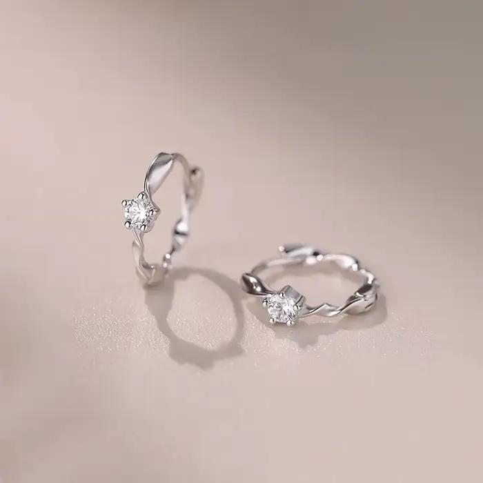 Boucles d'oreilles en argent Sterling 925 pour femmes