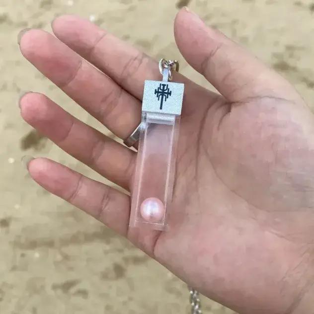 La mélodie de la sirène de dessin animé Padalaska ~ Collier pendentif avec chaîne de clavicule de personnalité de grande valeur