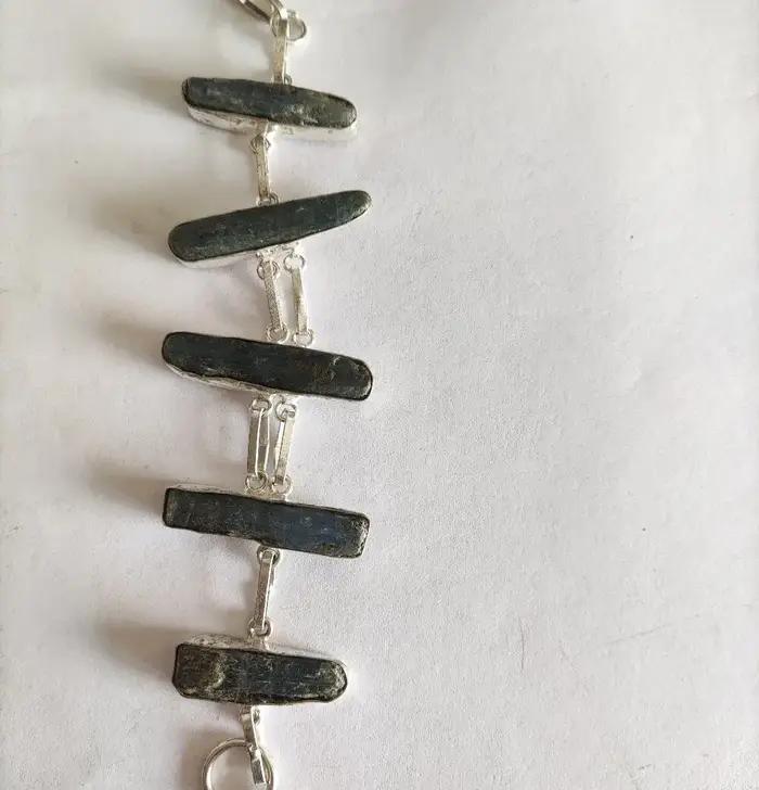 Bracelet Fantaisie Labradorite Amazonite Onyx Vert Sodalite Kyanite Dentrite Opale Agate pour Femmes Occasions Spéciales