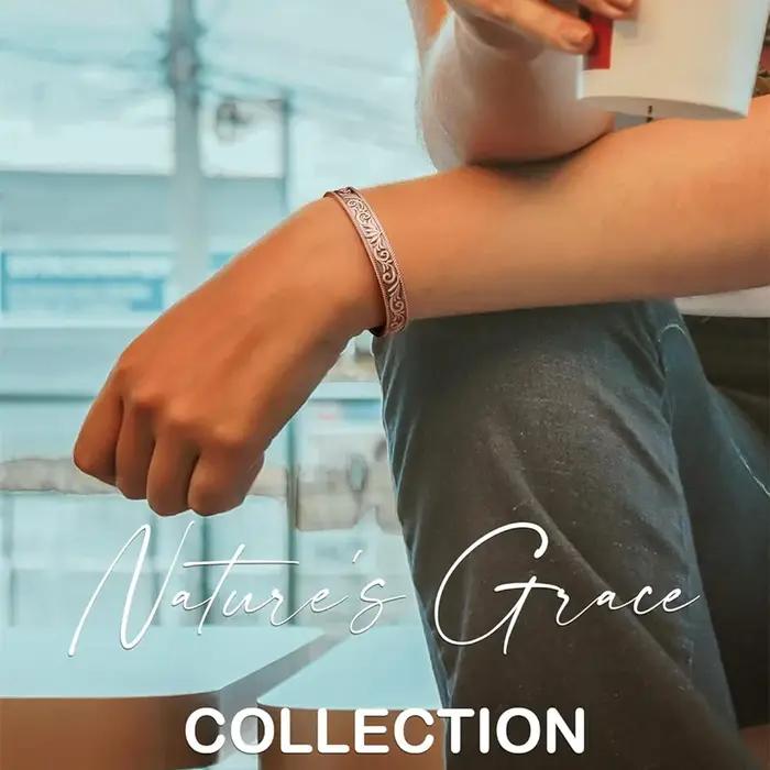 ARADOO – Bracelets en cuivre pur pour femmes
