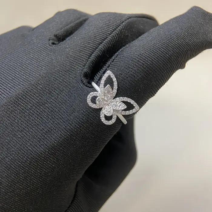 Bague en argent pur pour femme