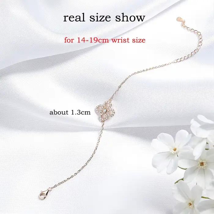 Bracelets Smyoue ajustables en moissanite pour femmes