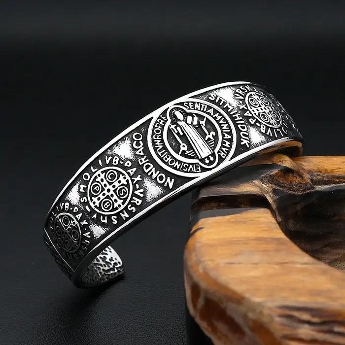 Bracelet exorcisme Vintage Saint benoît pour hommes et femmes