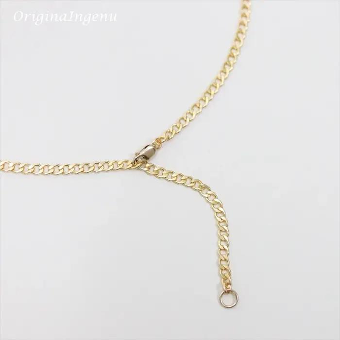 Collier chaîne gourmette rempli d'or 14K
