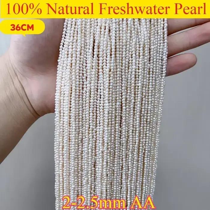 Perles d'eau douce presque rondes de qualité AA pour bijoux personnalisés à offrir pour les femmes occasions spéciales