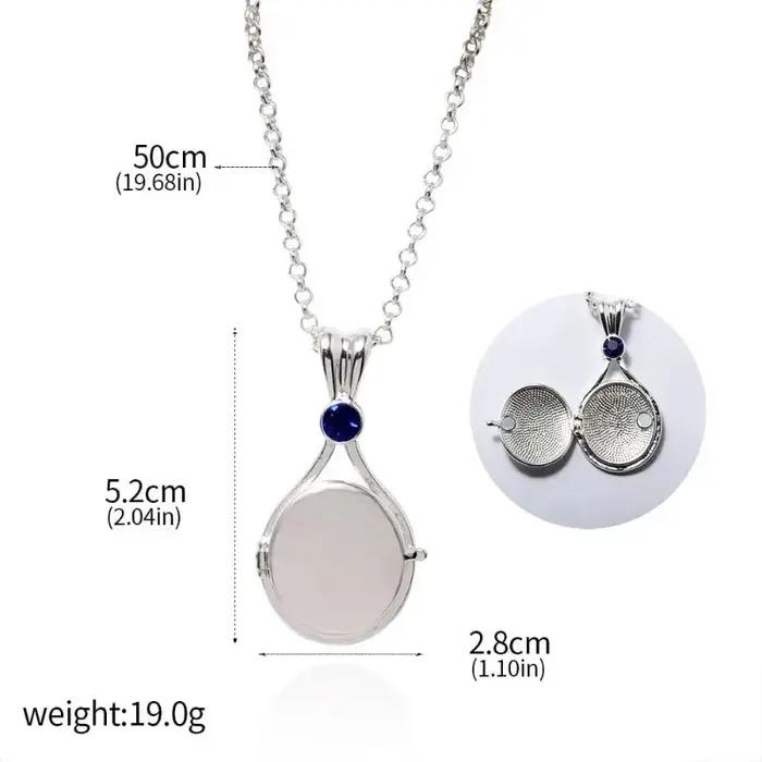 Collier sirène acrylique en forme de pendentif H2O pour femmes et filles trois styles de colliers océaniques fantaisie
