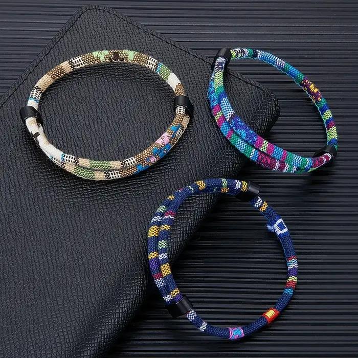 MKENjazz-Bracelet en fil de Bohimia pour hommes et femmes