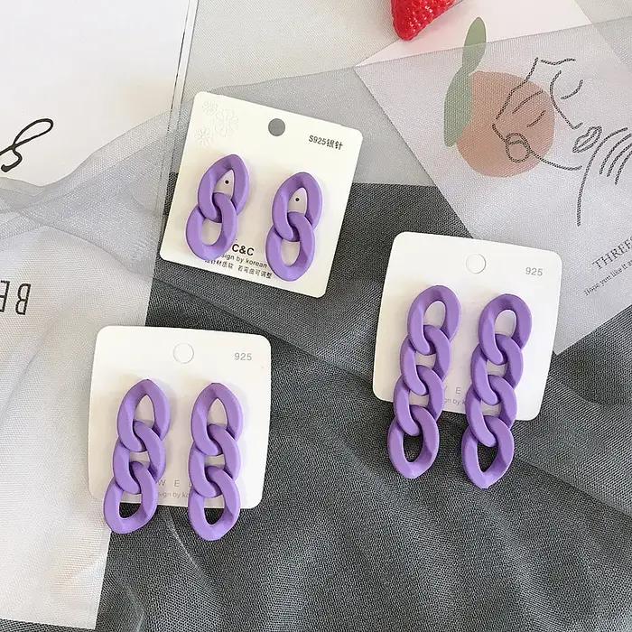 JODesign-Boucles d'oreilles pendantes longues en acrylique pour femmes