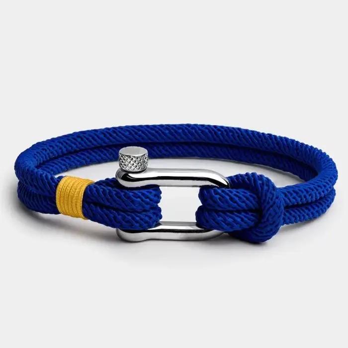 Bracelets en ULtissée jaune et bleue pour femmes et hommes, 21e sensation nationale, document, bijou