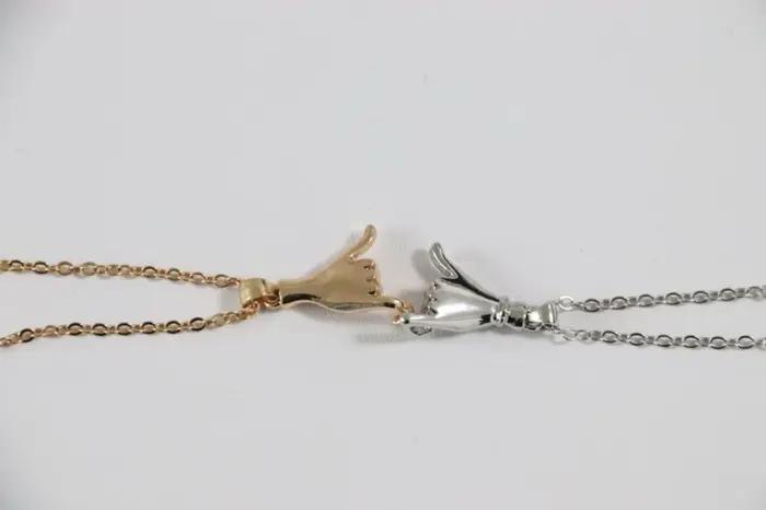 Pinky Promise Collier Lot de 2 pour Couple Meilleur Amoureux