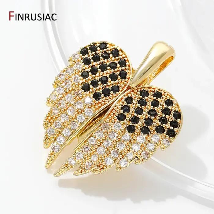 Breloque pendentif coeur en laiton plaqué or 18 carats pour la fabrication de bijoux à bricoler soi-même