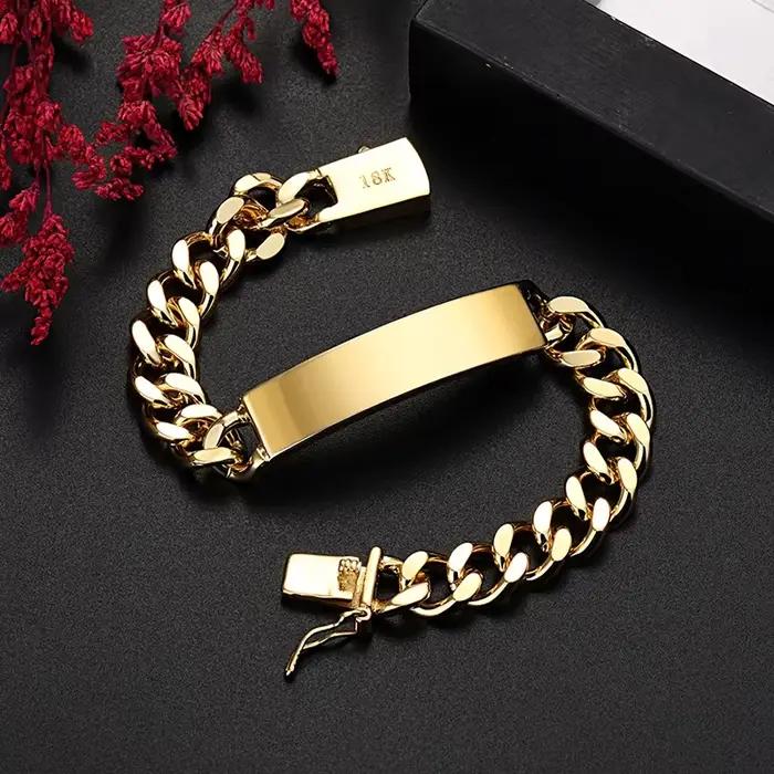 Bracelets en or 18 carats pour hommes et femmes