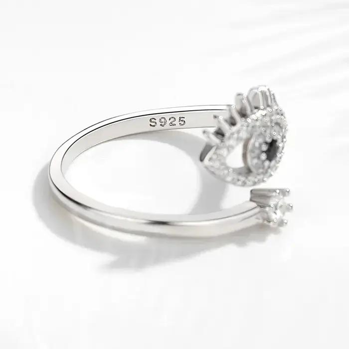 KALETINE – bague œil porte-bonheur en argent Sterling 925