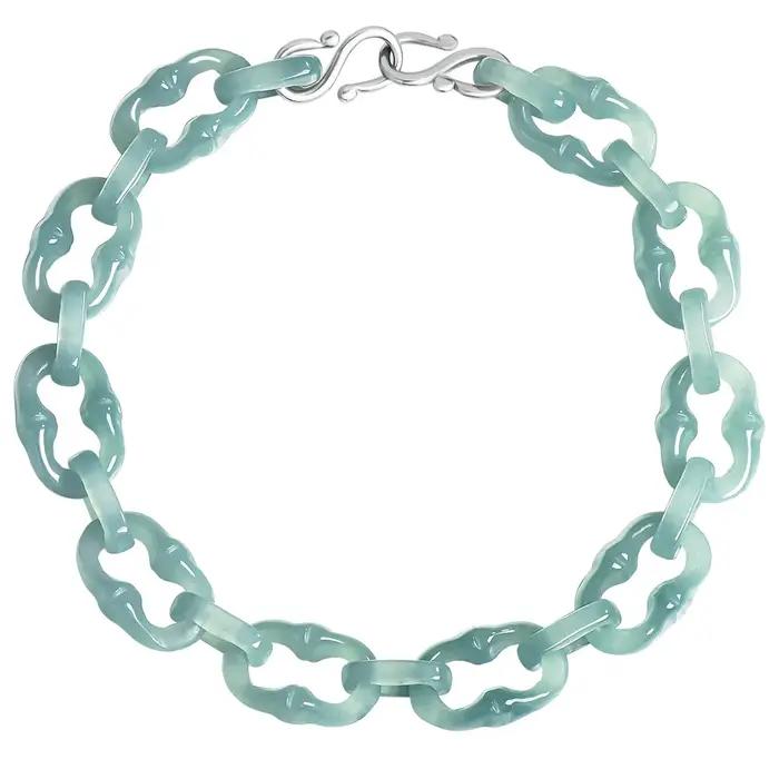 Bracelet en jadéite naturelle de qualité