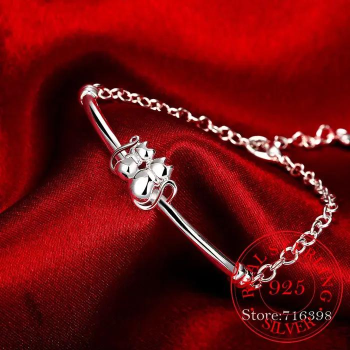 Bracelets en argent sterling 925 serti de zircone cubique et cristal pour femmes et hommes occasions spéciales