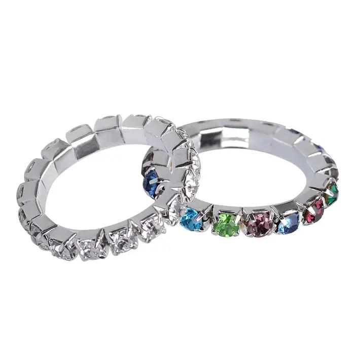 10 pièces pied orteil anneau mode élégant Chic strass