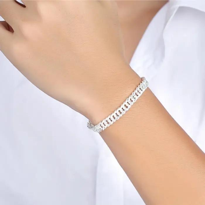 TJP Top qualité argent 925 hommes Bracelets bijoux charme