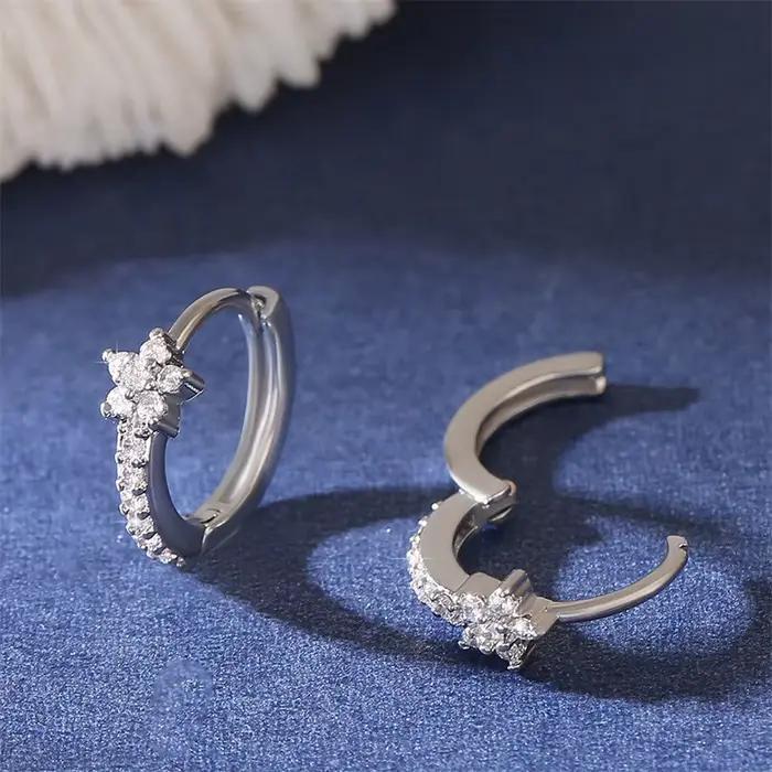 Boucles d'oreilles en acier inoxydable pour femmes