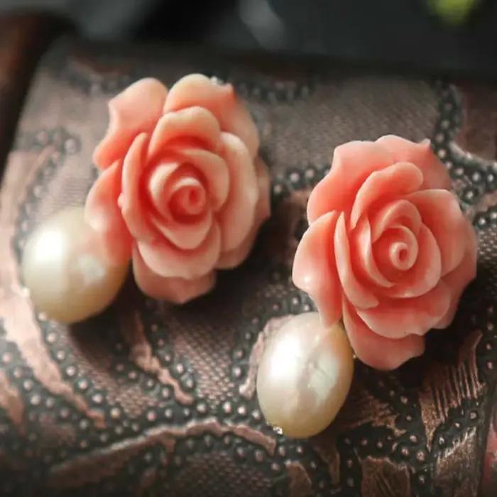 Boucles d'oreilles en perles d'eau douce