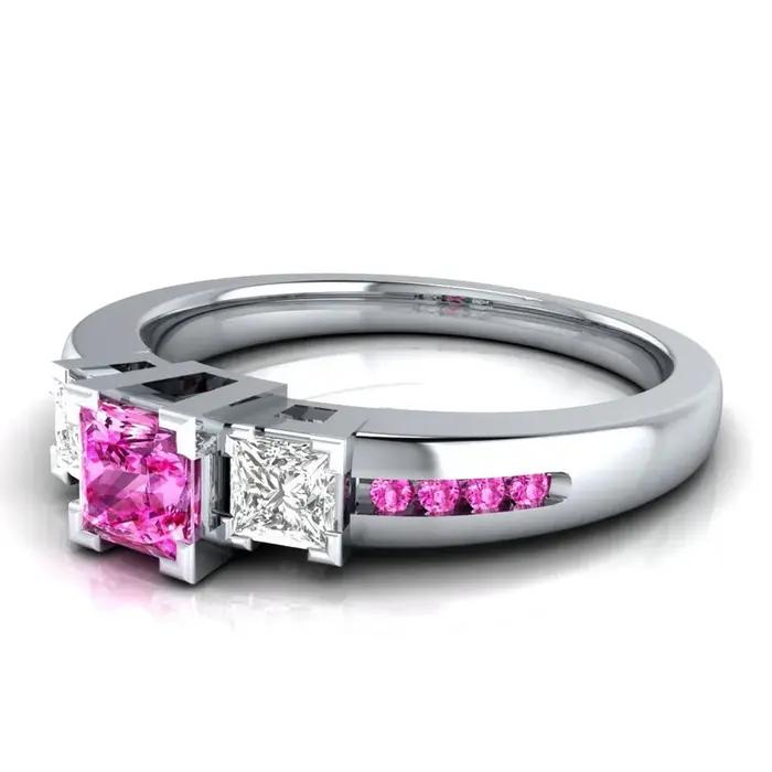 Jellystory-Bague Classique en Argent 925 pour Femme