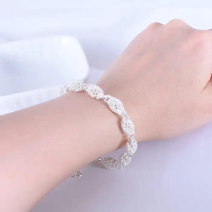 Mode 925 Bracelets en argent Sterling pour femmes de luxe Original concepteur creux lanterne boule