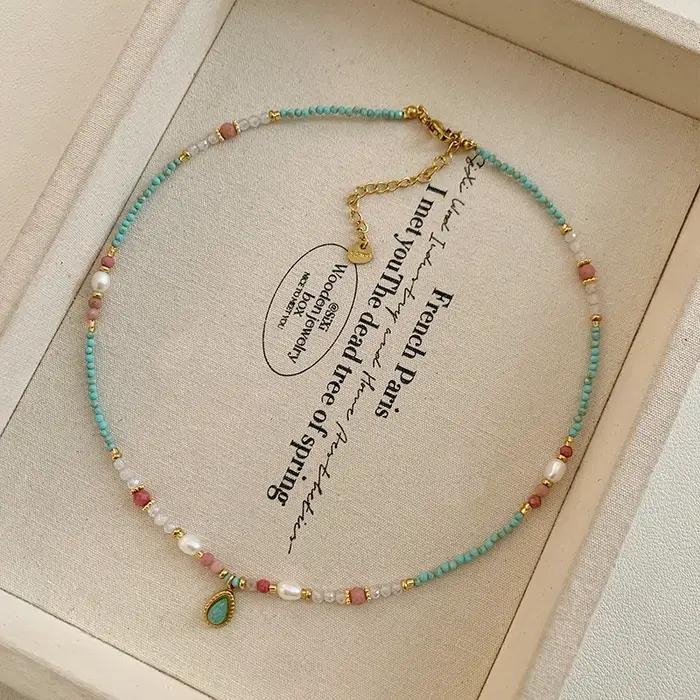 Bijoux de mode 2025 pour femmes, collier sexy pour la clavicule, accessoires, chaîne de perles en pi