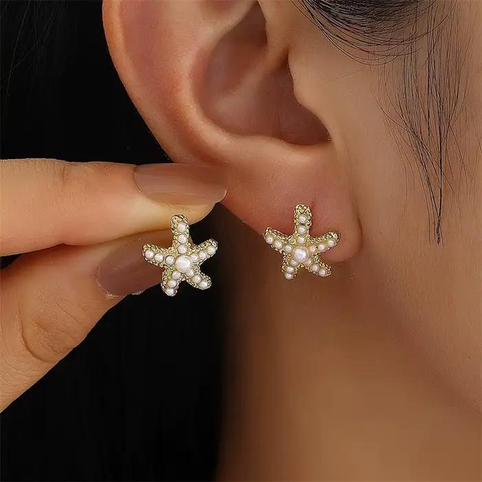 Boucles d'oreilles Vintage en métal pour femmes, accessoires tendance, bijoux personnalisés, usage quotidien, bijoux créatifs, cadeau