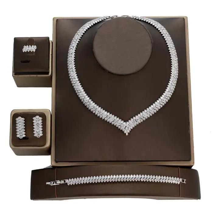 Ensemble de bijoux de luxe exquis pour femmes