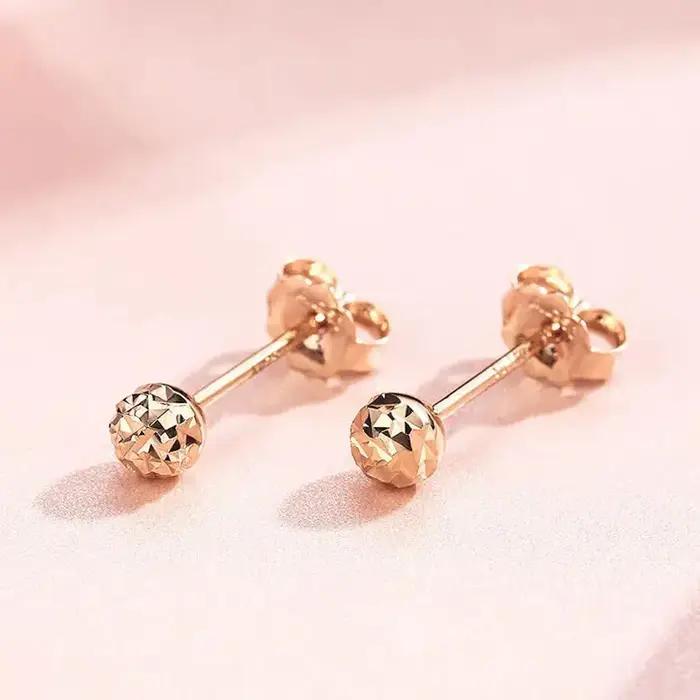 Boucles d'oreilles géométriques brillantes pour femmes