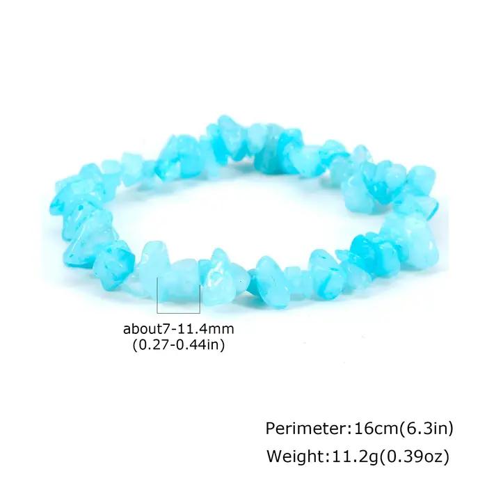 Bracelet de perles commissionné pour femme, bijoux empilables simples, 10mm
