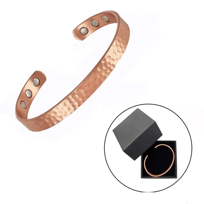 Bracelets magnétiques en cuivre pur pour femmes et hommes