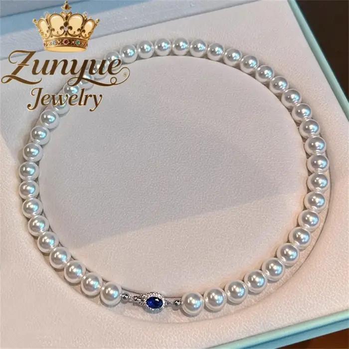 Accessoire de collier de perles, chaîne de clavicule perlée, accessoire de luxe haut de gamme et lég