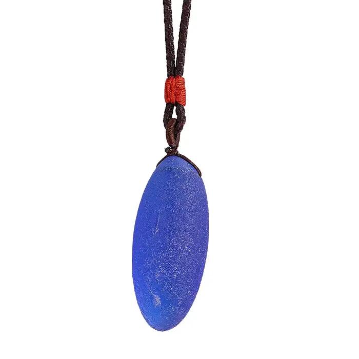 Collier pendentif en météorite tchèque mystique pour femmes et hommes, charmes d'énergie de guérison