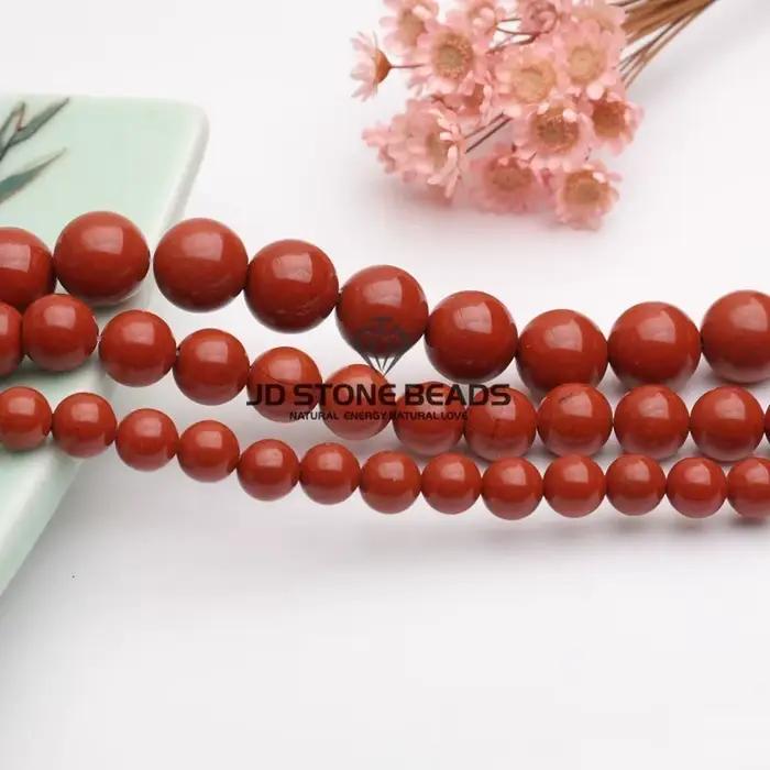 Perles de jaspe rouge naturel 3-12mm