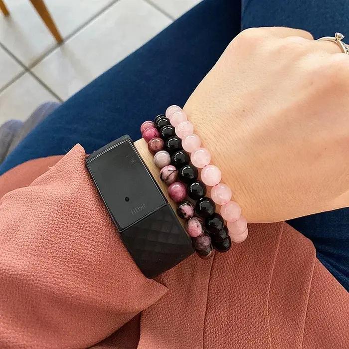 Kirykle – ensemble de bracelets en pierre naturelle pour hommes