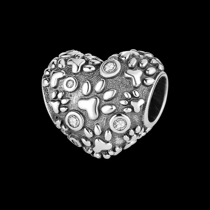 Perles d'aile de pendentif d'ange en argent regardé 925