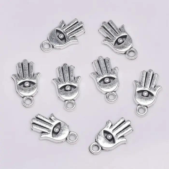 Hamsa – pendentifs à breloques antiques en argent