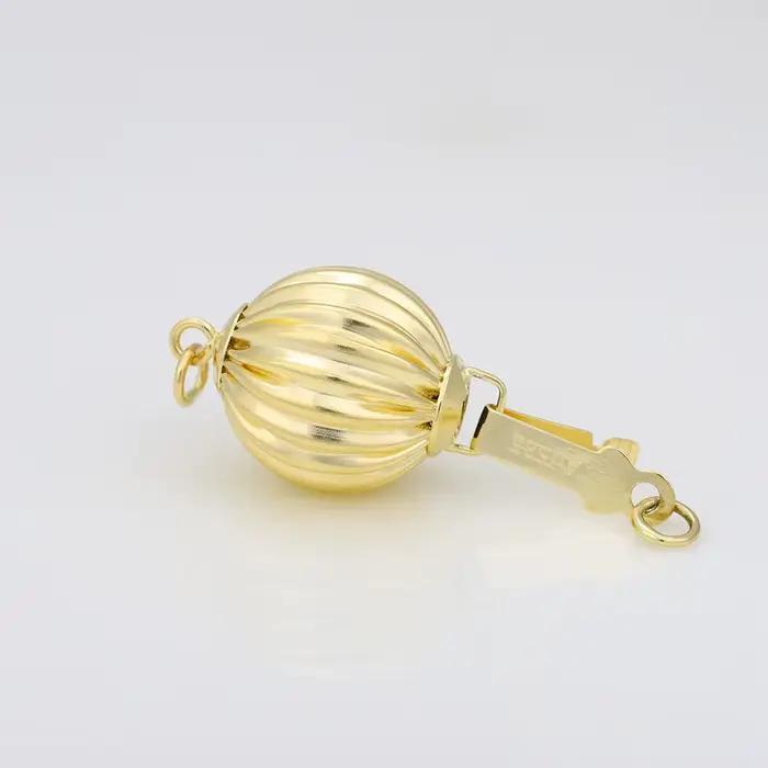 Collier de perles Sinya de haute qualité en promotion, fermoir connecteur en or pur 14k 18k (Au750 Au585), accessoires de bijouterie fine DIY