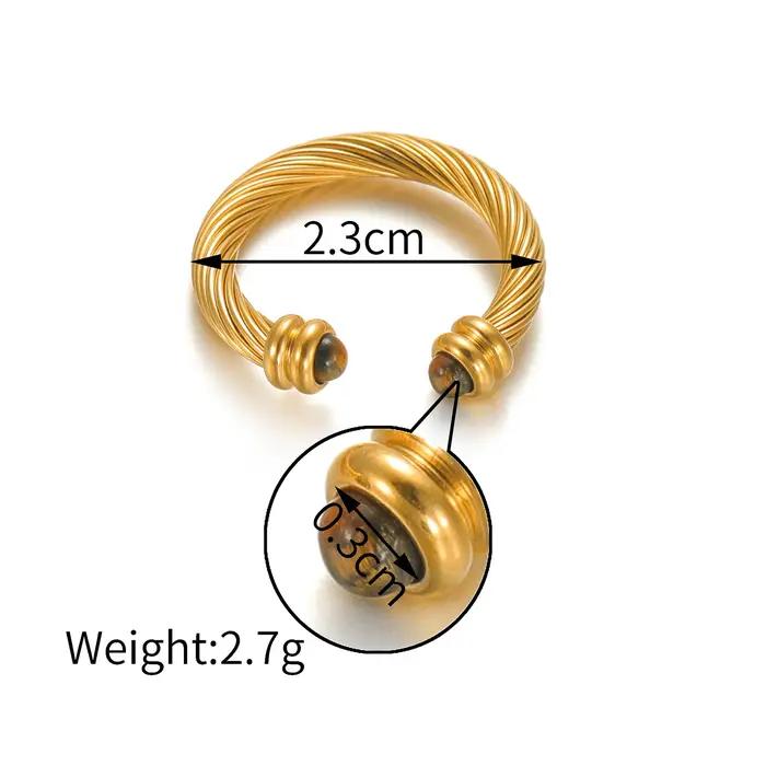 Nextvance-Bague Twisty Vintage en Forme de C pour Femme