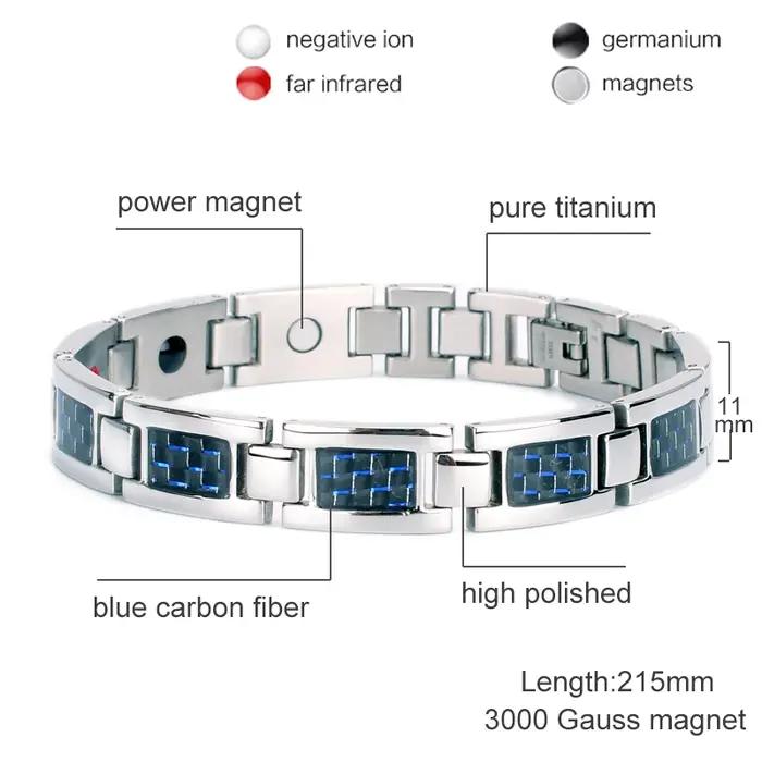 Oktrendy – Bracelet magnétique en Germanium pour hommes