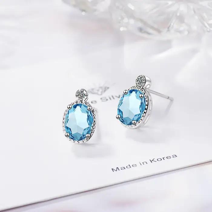 Buyee-Grandes Boucles d'Oreilles en Argent Sterling 925