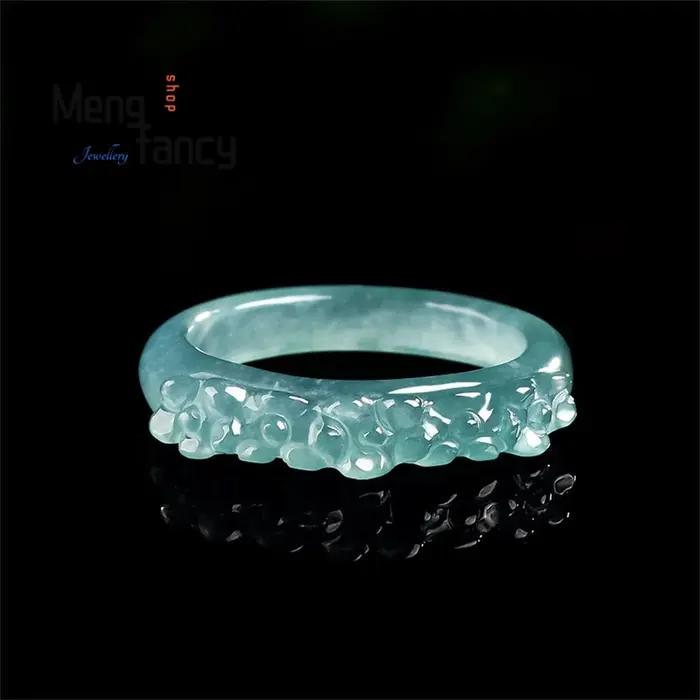 Bague en jadéite naturelle de qualité