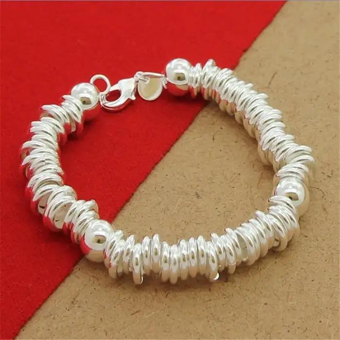Bracelet cloche en argent Sterling 925 pour femme