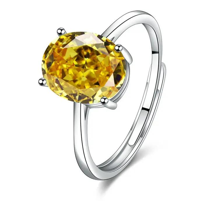 Bague réglable en argent Sterling 925 pour femmes