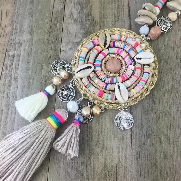 JAASA – collier long fait à la main pour femmes